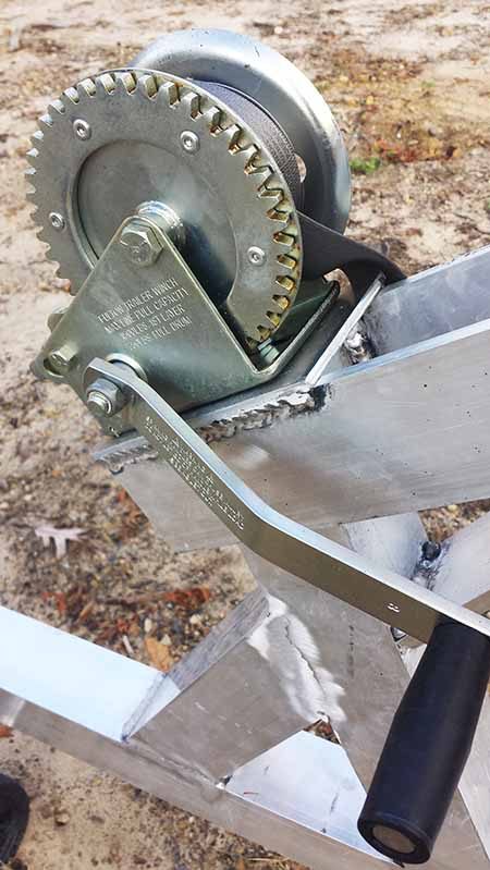 crank on boat